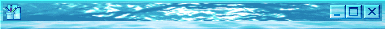 A gif of a desktop bar featuring light blue waves moving with light hitting it